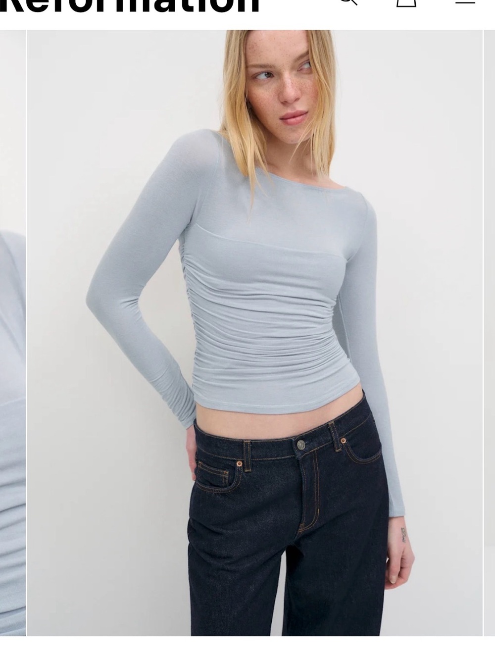 Reformation Julian Knit Top